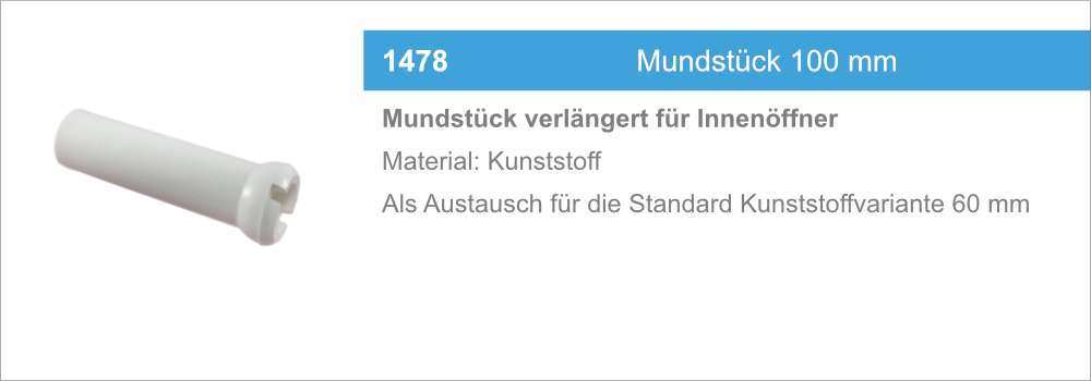 1478 Mundstück 100 mm